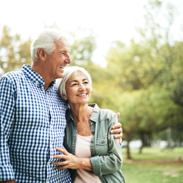 Shot of an affectionate senior couple spending a day in the park