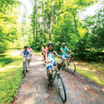 Enjoy scenic bike routes with friends