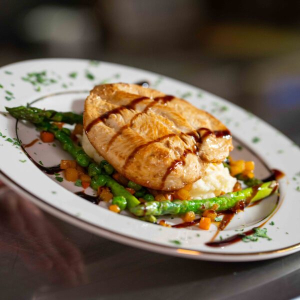 Enjoy a menu of artfully crafted dishes—from tried-and-true classics, to seasonal favorites, to indulgent desserts.