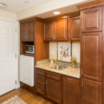 Our Assisted Living apartments feature spacious kitchenettes complete with refrigerators, a sink and microwaves.