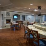 Dining is a daily event when everyone gathers to enjoy friendship and social interaction, just like the family dinner table at home.