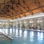 Aquatic Center featuring a 20-meter heated pool with lifeguards and handicap accessibility
