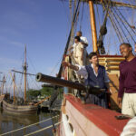 America's first permanent English colony is explored through video, galleries, and live history in outdoor reenactments at Jamestown Settlement, a museum dedicated to the history of 17th-century Virginia.