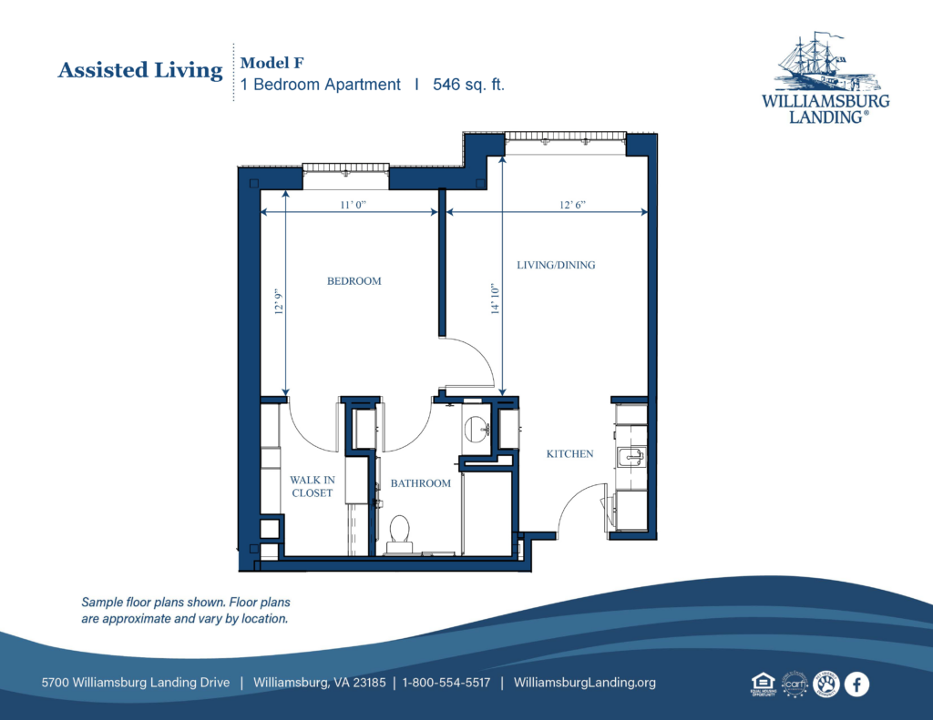 Assisted Living | Model F | 1 Bedroom Apartment | 546 sq. ft.
<p>&nbsp;</p><a href="https://www.williamsburglanding.org/wp-content/uploads/2025/06/ASSISTED-LIVING-FLOOR-PLAN-MODEL-F.pdf" class="download-link" target="_blank" rel="noopener">Download</a>